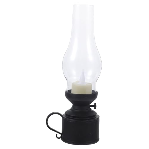 Lámpara LED portátil con diseño de mano y luz vintage ligera