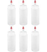 Kichvoe Glue Precision Bottle: 6Pcs Woodworking Glue Bottle 120ML Empty Salad Squeeze Bottle 4OZ ...
