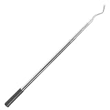 Cabilock Golfscheibenhaken aus Eisen Silberne Retriever Stange mit Integriertem Design zum Aufheben von Golf Scheiben für Scheibe Golf und Outdoor