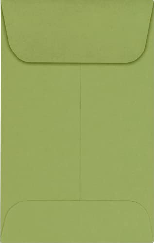 LUXPaper #1 Coin Envelopes – Avocado Green, 2 1/4 x 3 1/2 in