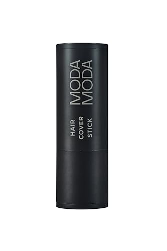 MODAMODA Pro-Change Hair Cover Stick - Smooth Dispense Edition 100HR Temporary Hair Color - Portable Hair Powder Stick for Grey Hair & Root Touch Up (1 Natural Black, 0.12 oz)