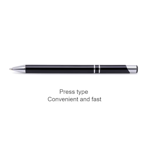 Image of Personalized Black Metal Ballpoint Pen | Custom Name Engraved StylePan2 Writing Pen | Office Stationery for Professionals (Pack of 1)