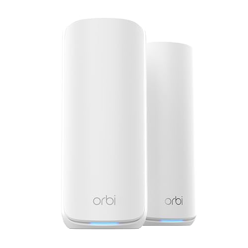 Bild zu NETGEAR Orbi Serie 870 | Mesh WiFi 7 System | RBE872 | Mesh WiFi 7 Routerund 1 Satellit | Bis zu 21 Gbit/s | Abdeckung bis 400 m² | 150 Geräte | 10-GB-Internetport | Tri-Band BE21000 | Weiß