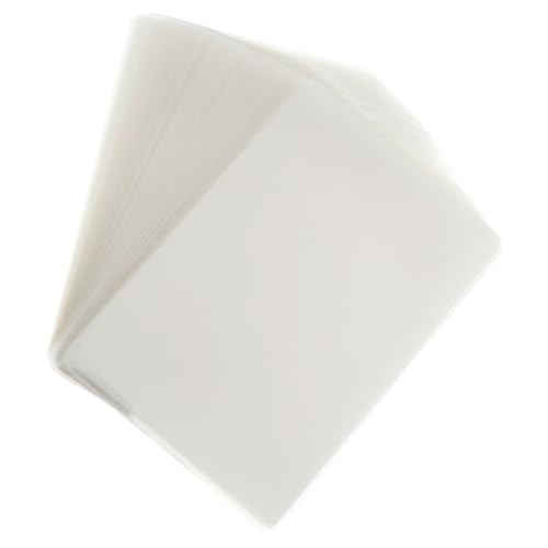 FOYTOKI Películas Protectoras de Plástico Impermeables para Laminación Térmica, Hojas Laminadas Transparentes 95x135 Mm 8 Mil, Paquete de 100 Unidades para Fotos, Documentos y Tarjetas