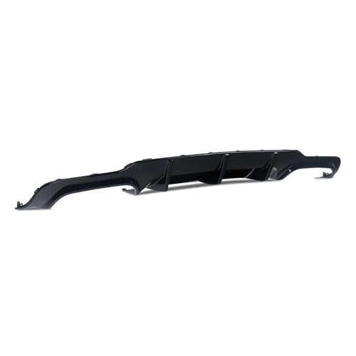 Difusor trasero W204 LCI C204 negro brillante lip parachoques trasero Benz Clase C Amg FRP
