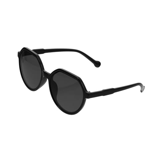 VALICLUD Fashion and Elegant Round Sunglasses Anti-glare Men's Circular Eyewear Big Round Beach Photo Prop Candy Sunglasses