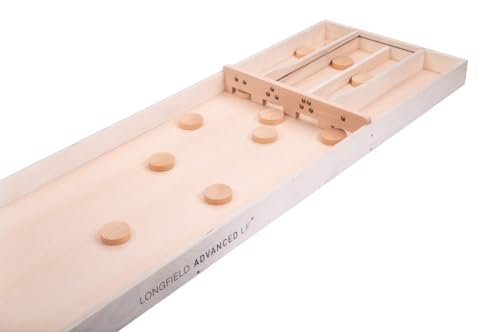 Engelhart Longfield 340665 Jeu de palets Advanced - Light Finish - 200 cm - Avec 30 Glets - Jeu de palets