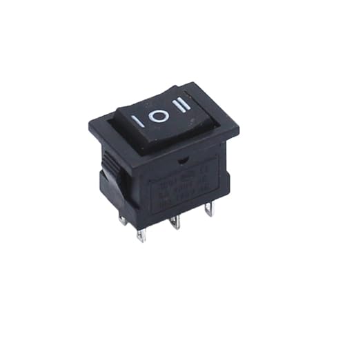 Interrupteur 6 broches inverseur AC 250V commande ON-OFF-ON pour double circuit
