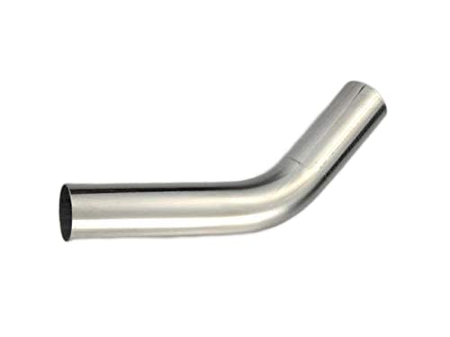 バイク用ステンレス曲がりパイプ Amazon | HMS 曲げパイプ 外径 60.5φ 45度曲げ 全長 400mm 120R