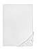 Produktbild biberna Jersey-Elastic-Topper-Spannbetttuch 0077641 weiß 1x 90x190 cm - 100x220 cm