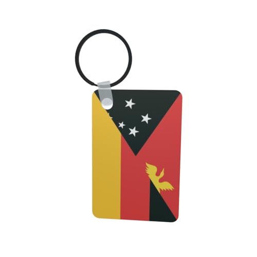 U24 Porte-clés Papouasie-Nouvelle-Guinée-Allemagne Aluminium 50 x 47 mm