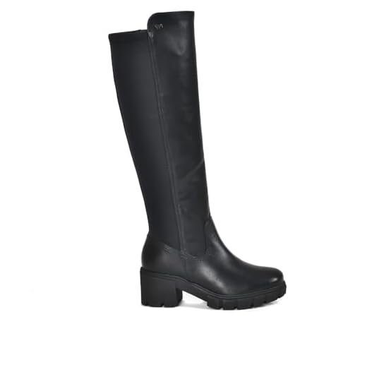 Bota Feminina Via Marte Cano Longo Montaria Preto 34