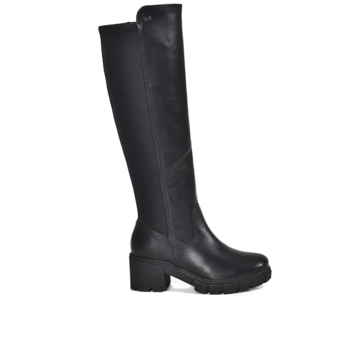Bota Feminina Via Marte Cano Longo Montaria Preto 34