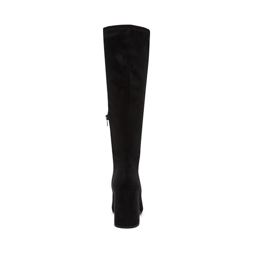 Steve Madden Steve Madden Women's Lizah Knee High Boot, Black/Black, 9.5
