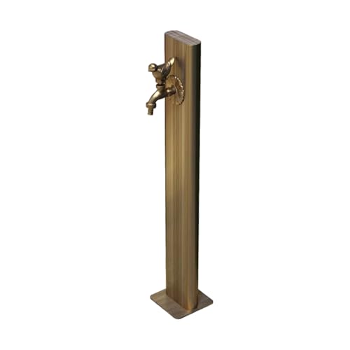 Columna de agua independiente para jardín con grifo Columna de fuente de riego para exteriores, grifo resistente a las heladas, apta para jardines y patios