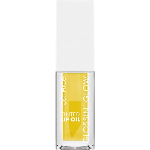 Catr. Huile rouge à lèvres GlossinGlow Tinted 050 pour adultes, avec teinte élégante, finition lèvres soignée