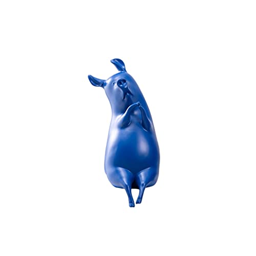 Escultura azul moderno para oficina de ventas y hoteles boutique 2