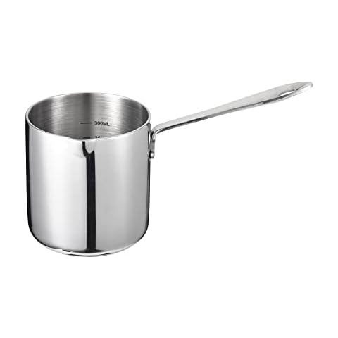 IMEEA® 370 ml, resistente acero inoxidable 18/10, mini olla con pico Cover