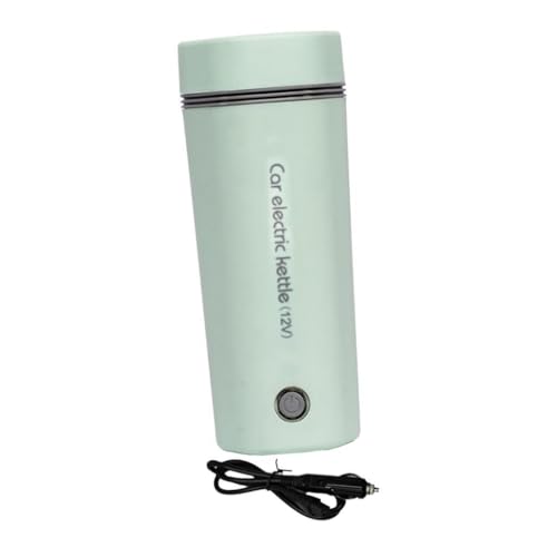 Taza eléctrica para auto 400ml, 12V color verde miniatura 1