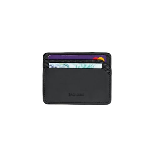 Porta Cartão Masculino Poliéster Compacto Design Minimalista Espaço para Cartões Uso Diário Bagaggio Advanced Preto Leve Funcional Resistente 0099921458001