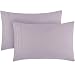 Mellanni Luxury Pillowcase Set - Brushed Microfiber 1800 Bedding - Wrinkle, Fade, Stain Resistant - Hypoallergenic (Set of 2 King Size, Lavender)