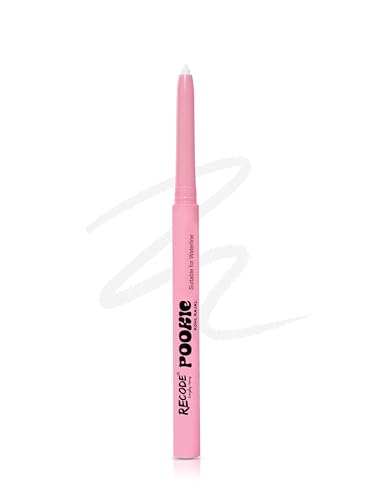Image of Recode White Pookie Kajal 0.3G,Smooth & creamy application,Lightweight,Smudge Proof Kajal,Perfect for everyday makeup looks