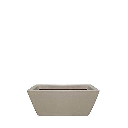 Vasart Malta Vaso de Flores, Granito Areia, 40x17cm, 1 Unidad