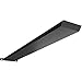 Ekena Millwork BKTMIB Countertop Island Steel Heavy Duty Bracket w/Flange, 2 1/2"W x 20"D, Powder Coated Black