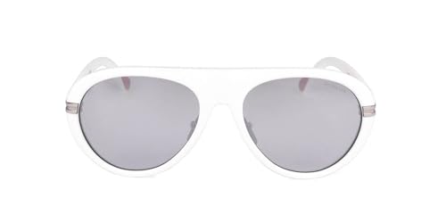 Image of Moncler Navigaze Sunglasses ML0240 21C White 57mm