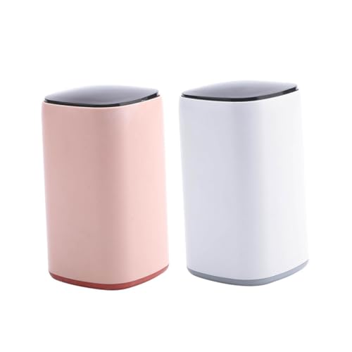 Cabilock 2piezas Caja para Palillos de Dientes y Hisopos de Algodón Estuche de Compartimento para Baño y Cocina Color Aleatorio