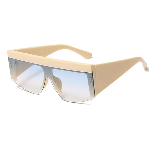 Lunettes de soleil rondes pour festival et plage avec verres colorés tendance