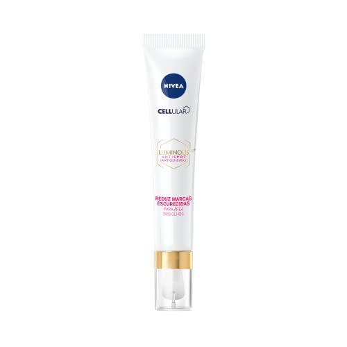 NIVEA Uniformizador Facial Cellular Luminous 630 Antiolheiras 15ml - Equilibra a pigmentação irregular, reduz bolsas e hidrata a pele, diminuindo linhas finas e rugas 1 212J5bhHy7L