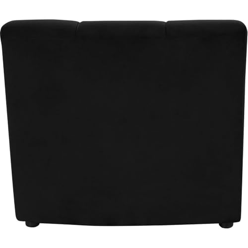 Sillón Modular Terciopelo Negro miniatura 5