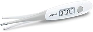 Beurer FT 13 Waterproof Flexible Digital Thermometer with Optical and Sound Fever Alert, Comfortable Fever Measurement for Babies, Children and Adults