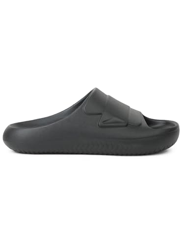 Image of Liberty A-HA DREAMWALKM Casual Slider For Men - Black, Grey, Dark Grey & Khaki | Slip-on /Flip Flops - Durable and Lightweight | Comfortable and Soft Outsole for Everyday Wear - Stylish Footwear