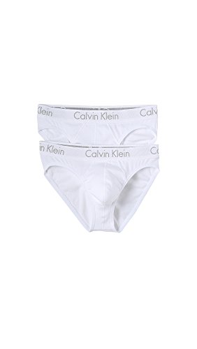 Calvin Klein Men's Body 2 Pack Hip Brief, White, X-Large