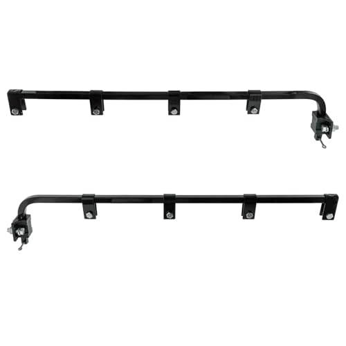 Image of the RAW Bar Type Mud Flap Hangers for Semi Trucks, Bracket Complete Kit for Trucks, Trailers, RVs and More, Semi Truck mud Flap Hangers, 1 Pair Pack (LegacyKit, Straight 30 inch)