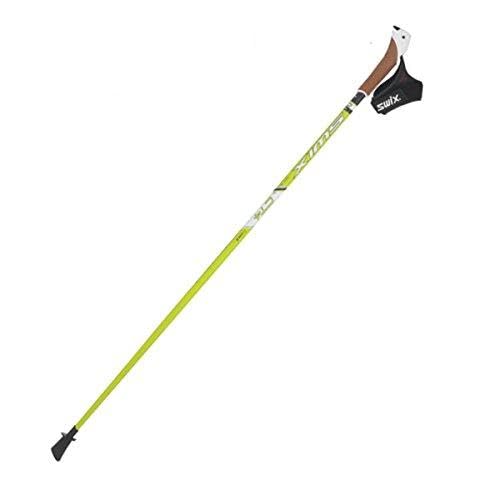 Swix Nordic Walking Stock CT4; Just klick Schlaufe, Just Go Sport Spitze, PU Kork Griff 1 Paar