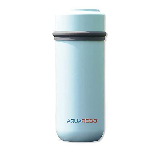 Vacuum Insulated Water Bottle,9Oz Double Wall Insulation Stainless Steel Thermos Cup With Ceramic Liner Keeps Beverage Hot Or Cold For 6 Hours, Tea Coffee Travel Tumbler Mug With Infuser (Blue) #TOP13