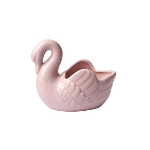 Christmas Ceramic Candle Holder Cygnet Candle Sticks Christmas Decoration | Small Candlestick for Scented Candles Candle Stand for Mantel Candlelight Dinner Bedroom Decor Home Decor Gift 2 Pack - image 2