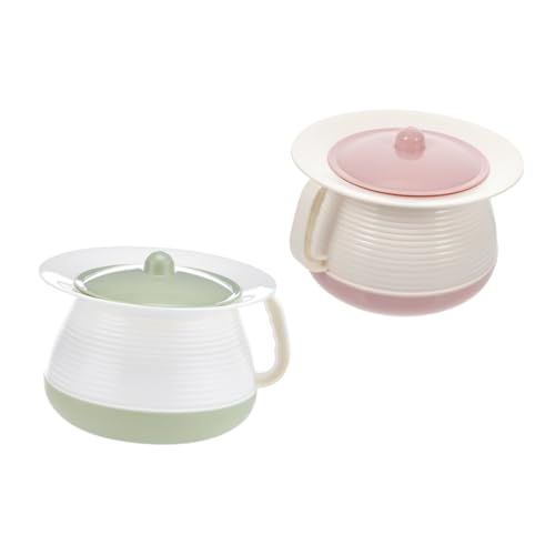 FRCOLOR 2個 スピットン便器便器 toilet プラスチックスピットントレーニングシートスピットン 幼児用スピットン の小便ポット ポータブルトイレ 小便器ペールポット 再利用可能