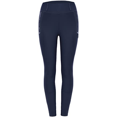 Legging d'équitation Cavallo Lony Grip bleu 34 avec grip intégral antiglisse Ingrid Klimke