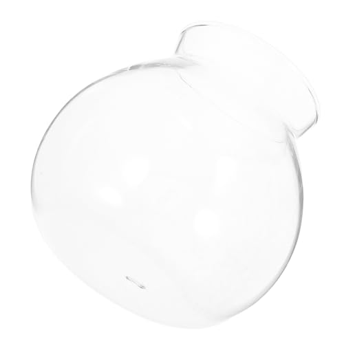 TOYANDONA Vaso Idroponico in Vetro Trasparente Acquario Per Micro Piante Decorazione Interna Per Scrivania Terrario Senza Coperchio Fioriera Per Pesci Betta