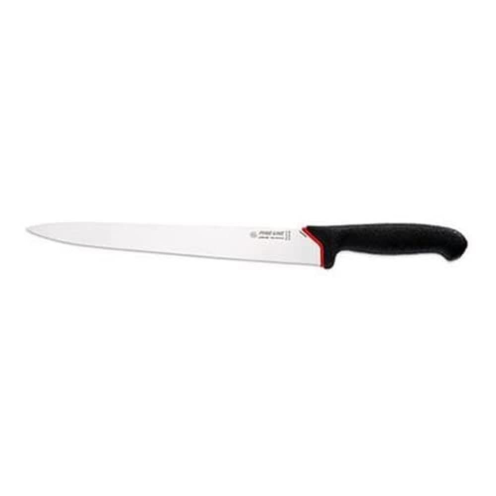 Giesser seit 1776 - Made in Germany - Schinkenmesser rutschfest PrimeLine, Klinge 28 cm, schwarz, scharfes Aufschnittmesser spülmaschinenfest, rostfrei