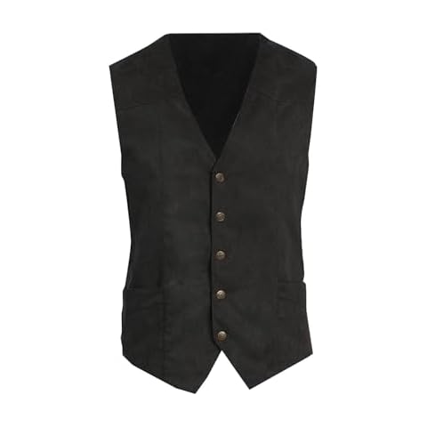 AMhomely Mens Tweed Wool Waistcoat Cover
