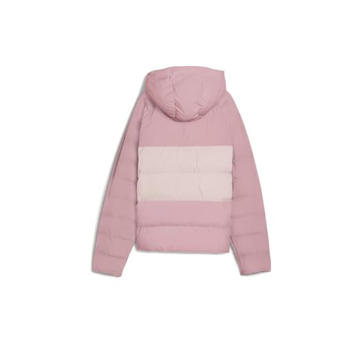 PUMA Kids Girls Synthetic Hooded Puffer Jacket Athletic Outerwear Casual - Pink2