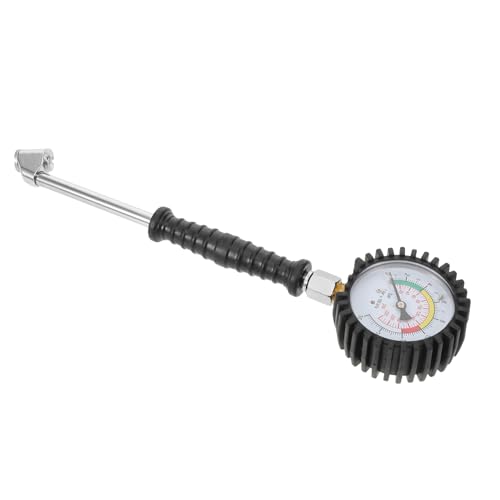 HAPINARY Tire Pressure Gauge for Motorcycle Car Testing Device Pressure Gauge Long Handle Rubber Grip