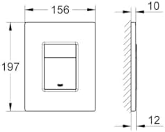 Grohe Skate Cosmopolitan – Wall Plate Warm Sunset
