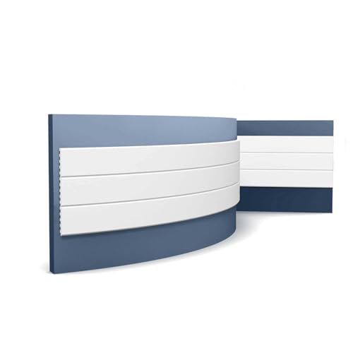 Paneles murales WX205F de revestimiento 3D pintable para decoración vertical interior 2