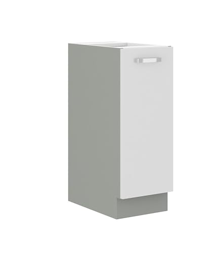 Kuechen-preisbombe Küche Bianca Weiß Hochglanz Unterschrank 30 cm Schrankauszug Küchenschrank Grau Kuechen-preisbombe Küche Bianca Weiß Hochglanz Unterschrank 30 cm Schrankauszug Küchenschrank Grau